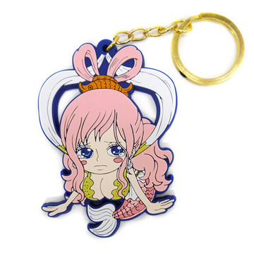 main photo of One Piece Tsumamare Pinched Keychain: Shirahoshi