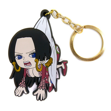 main photo of One Piece Tsumamare Pinched Keychain: Boa Hancock