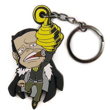 main photo of One Piece Tsumamare Pinched Keychain: Sir Crocodile