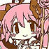 Puella Magi Madoka Magica The Movie Part 3 ~Rebellion~ Trading Chocolate Style Rubber Mascot: Kaname Madoka