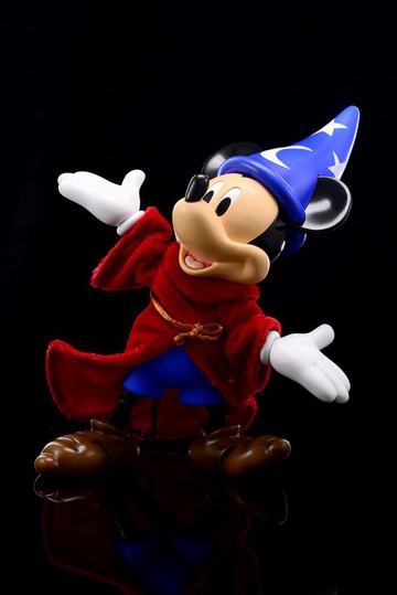 main photo of Hybrid Metal Figuration Sorcerer Mickey and the Magic Broom