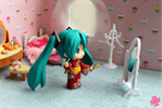 Hatsune Miku preparing for festival