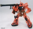 photo of HGUC MS-06S Char's Custom Zaku II Clear Color Ver.