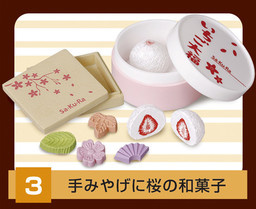 main photo of Petit Sample Series Ekinaka Sweets: Sakura Japanese Sweet for a Gift