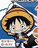 main photo of One Piece Capsule Rubber Mascot: Monkey D. Luffy