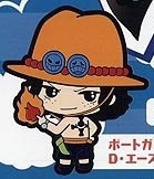 main photo of One Piece Capsule Rubber Mascot: Portgas D. Ace