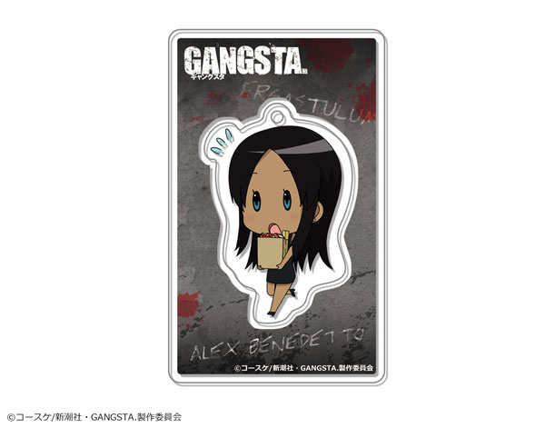 Gangsta Trading Acrylic Keychain Alex Benedetto My Anime Shelf