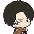 Attack on Titan Bocchi-kun Rubber Mascot: Levi