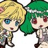 Ichiban Kuji Premium Macross F ~Harusaki dori! Utahime Collection!!~: Ranka Lee & Sheryl Nome Kyun-Chara Illustrations Rubber Strap 