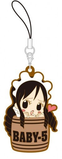 main photo of One Piece Rubber Strap Collection Barrel Colle Vol.8 Donquixote Family Hen: Baby 5