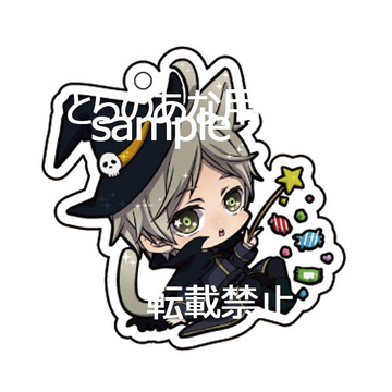 main photo of Doujin Goods Haikyuu!! Halloween ver. Acrylic Charm: Sugawara Koushi