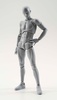 photo of S.H.Figuarts Body-kun DX Set Grey Color ver.