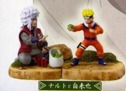 main photo of Naruto Diorama Figures: Naruto & Jiraiya