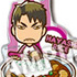 Haikyuu!! Acrylic Food Keychain Part.2: Ushijima Wakatoshi