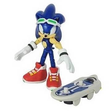 main photo of Sonic Free Riders Action Figures Sonic the Hedgehog