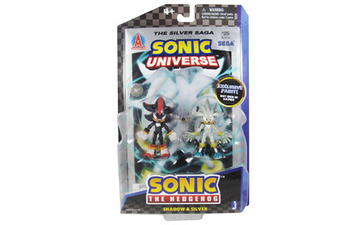 main photo of Sonic Action Figure Special Metallic Paint Version: Shadow & Silver