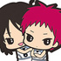 Kuroko no Basket Capsule Rubber Strap Vol.3: Akashi Seijuurou & Mibuchi Reo