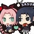 Naruto Rubber Mascot Sasuke Special : Sakura & Sasuke