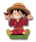 main photo of Ichiban Kuji One Piece Sakihokore! Enshoku Mugiwara Emaki: Monkey D. Luffy Desktop Figure