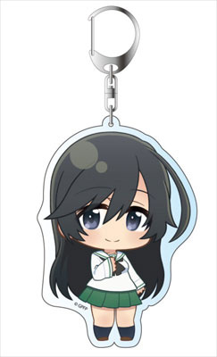 main photo of Girls und Panzer the Movie Puni Chara Deka Keychain: Hana Isuzu