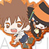 Reborn! Clear Rubber Strap: Tsunayoshi Sawada & Reborn