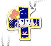 main photo of Osomatsu-san Hitomoji Keychain: Juushimatsu (A)