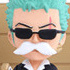 One Piece Family Mart Dressrosa Figure Phone Holder: Zoro