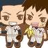 Diamond no Ace Capsule Rubber Mascot EX: Sanada & Todoroki