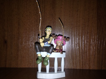 main photo of One Piece Usopp and Chopper Fishing Figure