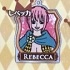 One Piece Metal Charm: Rebecca