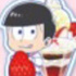 Osomatsu-san x Animate Cafe in Akihabara & Okasanipponbashi & Sendai & Okayama Acrylic Keychain: Todomatsu