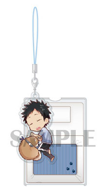 main photo of Katekyo Hitman Reborn! Oyasumi Acrylic Strap: Yamamoto Takeshi & Jirou