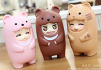 photo of Nendoroid More Face Parts Case: Pink Bear Ver.