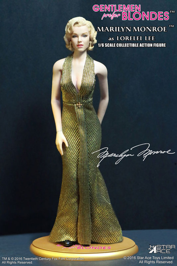 main photo of My Favorite Legend Series Marilyn Monroe Lorelei Lee Gold Dress Ver.