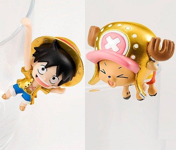 main photo of Ochatomo Series One Piece Mugiwara Store Limited Gold Edition: Monkey D. Luffy & Tony Tony Chopper Gold Ver.