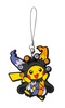 photo of Pokemon Halloween Circus Rubber Strap: Pikachu Chandela Ver.