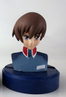 main photo of Gundam Seed Destiny Pepsi Twist Bottle Cap Figure #9: Kira Yamato bust