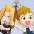 Hagane no Renkinjutsushi Docodemo Swing: Edward Elric and Alphonse Elric