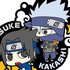 NARUTO Shippuden Oshiego no Ore-tachi datte bayo! Rubber Mascot Buddy Colle: Hatake Kakashi & Uchiha Sasuke