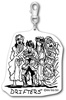 photo of Drifters Rubber Plate Keychain: Drifters