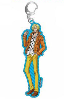 main photo of One Piece Zou Arc Acrylic Keychain: Sanji