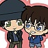 Detective Conan ChokoKawa Twin Rubber Strap: Akai Shuuichi and Edogawa Conan