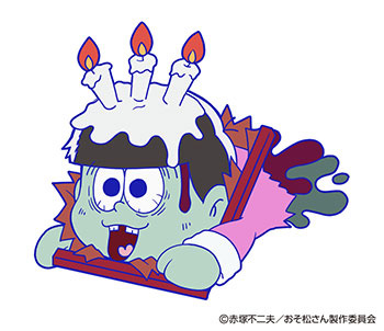 main photo of Osomatsu-san Zombie-matsu Nesoberi Trading Rubber Strap: Todomatsu