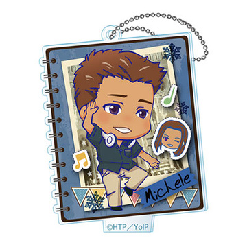 main photo of Yuri on Ice Toji Colle Acrylic Keychain Vol.1: Michele Crispino