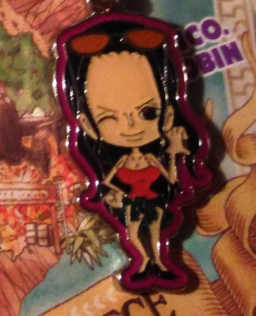 main photo of One Piece Universal Studios Japan Metal Keychain: Nico Robin