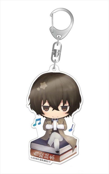 main photo of Bungo Stray Dogs CharaToria Big Acrylic Keychain: Osamu Dazai