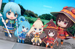 photo of Nendoroid Plus KonoSuba 2 Rubber Strap Set: Megumin