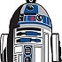 Star Wars Rubber Keychain: R2-D2