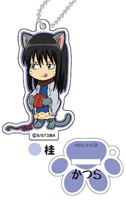 main photo of Stand Mini Acrylic Keychain Gintama Cat Series: Kotaro Katsura