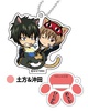 photo of Stand Mini Acrylic Keychain Gintama Cat Series: Hijikata & Okita